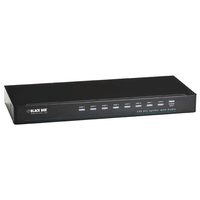 AVSP-DVI1X2, DVI-D Splitter with Audio and HDCP - Black Box